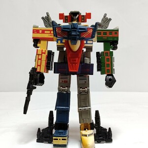 ライデン トレインボット 1987 ショウキ ゲツエイ ユキカゼ カエン TRANSFORMERS ロボ セット 破損無し 美品 当時物 昭和レトロ レア 勇者