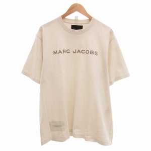 マークジェイコブス MARC JACOBS オーバーサイズTシャツ 半袖 ロゴ刺繍プリント O/S オフホワイト C602C06PF21 /TZ レディース