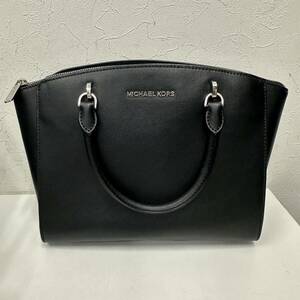 ⑰MICHAEL KORS マイケルコース ハンドバッグ BLK ブラック レザー 35H7SE0S3L ショルダーバッグ