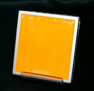 KENWOOD ケンウッド DMC-S33-D(オレンジ) ポータブルMDプレーヤー MDLP対応(中古品)