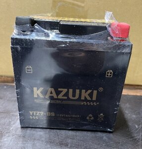 【1円スタート】YTZ7-BS KAZUKI Battery 新品 未使用 バッテリー　互換YTZ7S