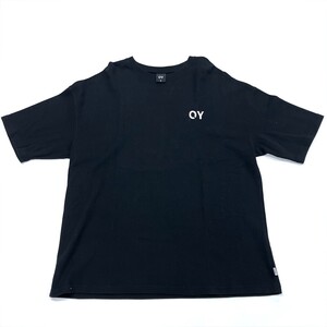 オーワイ OY バックロゴプリント 半袖Ｔシャツ コットン ポリエステル ブラック 2 メンズ