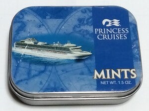 ◇PRINCESS CRUISE クルーズ船 ダイヤモンド・プリンセス号 MINTS ミント缶 空缶 豪華客船 記念品 グッズ