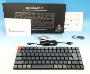 Keychron K3 キーボード Bluetooth ワイヤレス メカニカルキーボード パソコン 周辺機器 キークロン