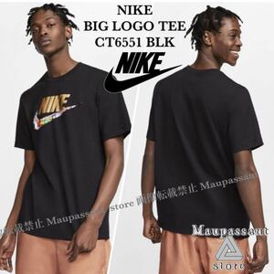 NIKE ナイキ Tシャツ　ビッグロゴ　ビッグスウォッシュ TEE XL 新品 未使用 正規品　半袖Tシャツ 黒 