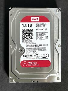 【送料無料】 ★ 1TB ★　WD Red　/　WD10EFRX 【使用時間：43ｈ】2018年製 稼働極少 3.5インチ内蔵HDD WesternDigital RED AVコマンド対応