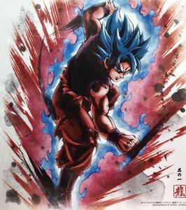 即決 新品 ドラゴンボール 色紙ART6 孫悟空　超サイヤ人ブルー　ミニ色紙　鳥山明