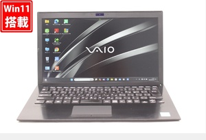 中古 フルHD 13.3型 SONY VAIO VJPG11C11N Windows11 七世代 i5-7200U 16GB 256GB-SSD カメラ 無線 Office付 中古パソコン 税無 管:1800w