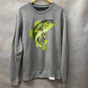 送料無料【M】Diamond Supply Co. 正規品 トレーナー crewneck ダイヤモンドサプライ ピスタグ付き fish フィッシュ 魚