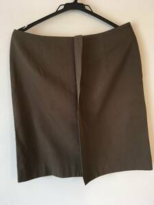 【美品】ズッカ zucca スペクトロドラゴン　スカート タイト ひざ丈 M 綿100％　日本製