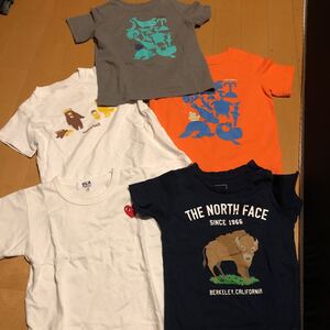 子供サイズ　ブランド　tee 5枚　サイズミックス半袖Tシャツ 5枚セット