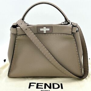 ★最高級美品★FENDI ピーカブー セレリア 2WAYハンドバッグ コルダ