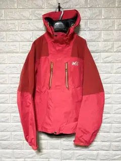 689■MILLET■ミレー/ジップパーカージャケット/GORE-TEX/赤/S