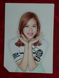 TWICE ミナ PAGE TWO トレカ 即決 フォトカード 韓国盤 Mina 2nd Mini Album トゥワイス 名井南 CHEER UP ピンク PINK Photocard