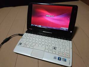 【ジャンク】【JUNK】Lenovo Ideapad S10-3t ネットブック タッチパネル 変形 Windows7 Home リカバリー付 難有【説明必読】