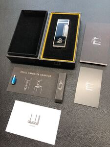 Dunhill ダンヒル ガスライター ブラック 喫煙具　箱付き