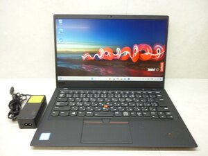 ☆1円☆第8世代☆Lenovo☆Thinkpad.X1CARBON.20KG-A001JP☆Core i5 1.60GHz/8GB/SSD256GB/高解像度/無線/カメラ/Office/Win11 DtoD領域☆