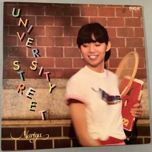 LP●竹内まりや／UNIVERSITY TREET〜セカンド・アルバム●