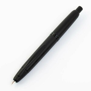 PILOT パイロット decimo デシモ キャップレス万年筆 ノック式万年筆 18K 750刻印 F 細字 マットブラック 筆記用具 文房具 #36269