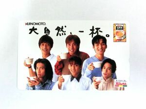 ⑥★テレカ★テレフォンカード★50度数 【SMAP】味の素 KNORR 未使用 長期保管品