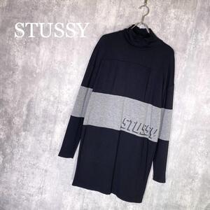 『STUSSY』ステューシー (S) ハイネックカットソー ワンピース