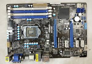 【中古パーツ】BIOS確認のみ、ASROCK H67DE マザーボード ＩＯパネル LGA1155 ■MB2319