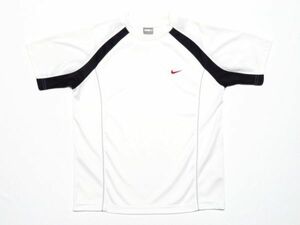 ナイキ Nike ★ FIT DRY　Tシャツ　ホワイト × ブラック 　Mサイズ　※送料 185円（ 追跡番号付き ）