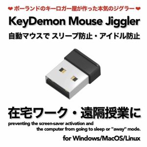 KeyDemon USB Mouse Jiggler スクリーンセーバーキラー マウスジグラー マウスふるふる 在宅ワーク 遠隔授業 #3