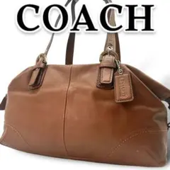 COACH コーチ トートバッグ ボストンバッグ レザー 本革 肩掛け