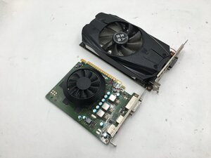 ♪▲【玄人志向 他】NVIDIA GeForce GTX 1050Ti 4GB GDDR5 グラフィックボード 部品取りA1 2点セット まとめ売り 0107 13