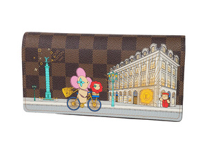 ◆ミウラ◆ ルイ・ヴィトン LOUIS VUITTON ダミエ ヴィヴィエンヌ ポルトフォイユ サラ NM 長財布 N63551 新品