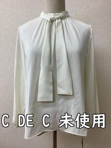 クードシャンス (C DE C) タグ付き未使用 定価17050円 オフホワイトブラウス サイズ34／SS