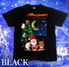 GENJU クリスマス 雪だるま サンタクロース メンズ イベント Tシャツ 半袖 XtmasSnow XXXLサイズ