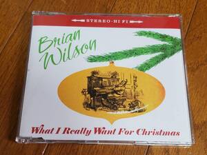 (CDシングル) Brian Wilson●ブライアン・ウィルソン/ What I Really Want For Christmas 限定NO入り