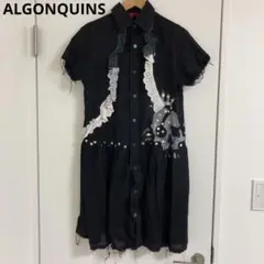 ALGONQUINS フリル付シャツワンピース