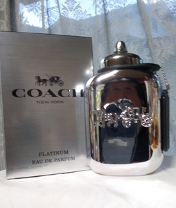 コーチ：ＣＯＡＣＨ ＰＬＡＴＩＮＵＭ　ＥＤＰ　100ｍｌ　入手仕立てのの早期出品　甘い香り　定形外特定記録無料発送です！