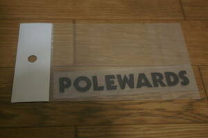 POLEWARDS ステッカー PW27FZ40 BLK ブラック H20×W120mm 未使用品 ポールワーズ