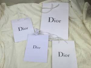 Dior ディオール ショップ袋 4枚