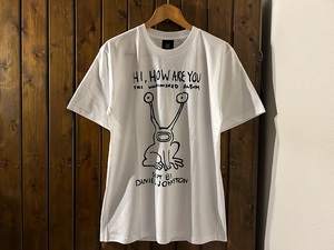 新品★ダニエルジョンストン　HI HOW ARE YOU?　カートコバーン　着用　同プリントTシャツ【L】★ニルヴァーナ/ロックバンド/27クラブ