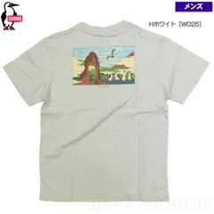 チャムス / Ukiyo-e Tシャツ 浮世絵 メンズ Hホワイト［W025］ XL