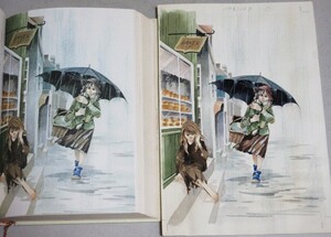 直筆画】駒宮録郎(少年少女世界の文学「小公女」)直筆挿絵原画 画稿 7/検;セーラ真筆肉筆真作いわさきちひろ武井武雄松本かつぢ高橋真琴