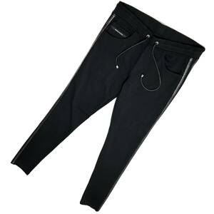 定価2.6万 resound clothing BLIND LINE TRUCK PANTS 2 ブラック リサウンドクロージング ブラインドライントラックパンツ ジャージ 