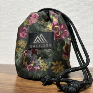 【未使用・送料無料】GREGORY（グレゴリー） 花柄チンチバッグ Sサイズ