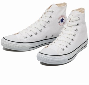 【希少モデル未使用】★コンバース CONVERSE キャンバス オールスター カラーズ HI CANVAS ALL STAR COLORS HI 25.0cm、ホワイト/ブラック