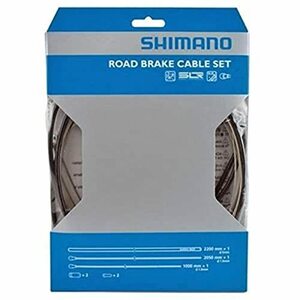 シマノ(SHIMANO) リペアパーツ ブレーキケーブルセット ステンレス ROAD ブラック Y80098019