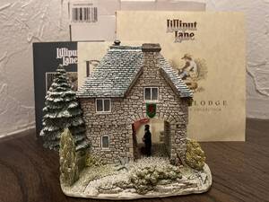 送料無料 英国製 ☆ LILLIPUT LANE ☆ リリパット レーン ☆ SNOWDON LODGE 1994 Christmas Lodge Collection ☆ ミニチュアハウス ☆ 希少