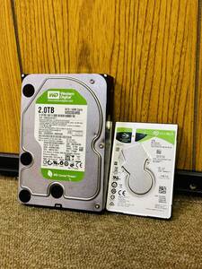 Seagate 2TB 2.5インチ HDD ST2000LM015 SATA ハードディスク 7mm 5400rpm WestrenDigital WD20EARS 2TB 3.5 HDD SATA