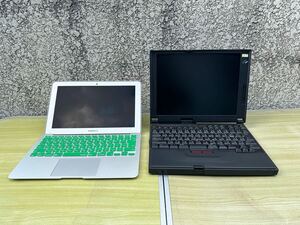 【中古品】MacBook Air/IBM Think Pad 2点 動作未確認/パソコン/PC/ノートパソコン/ジャンク品/Apple :YU