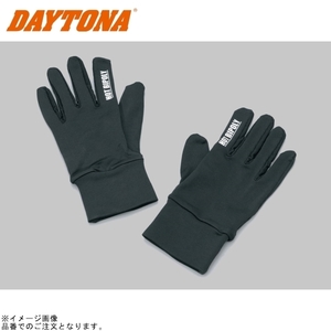 DAYTONA デイトナ 27620 HBV-033 ホットバイポリインナーグローブ カラー:ブラック サイズ:XS