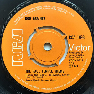 英7 Ron Grainer The Paul Temple Theme RCA1898 RCA Victor /00080